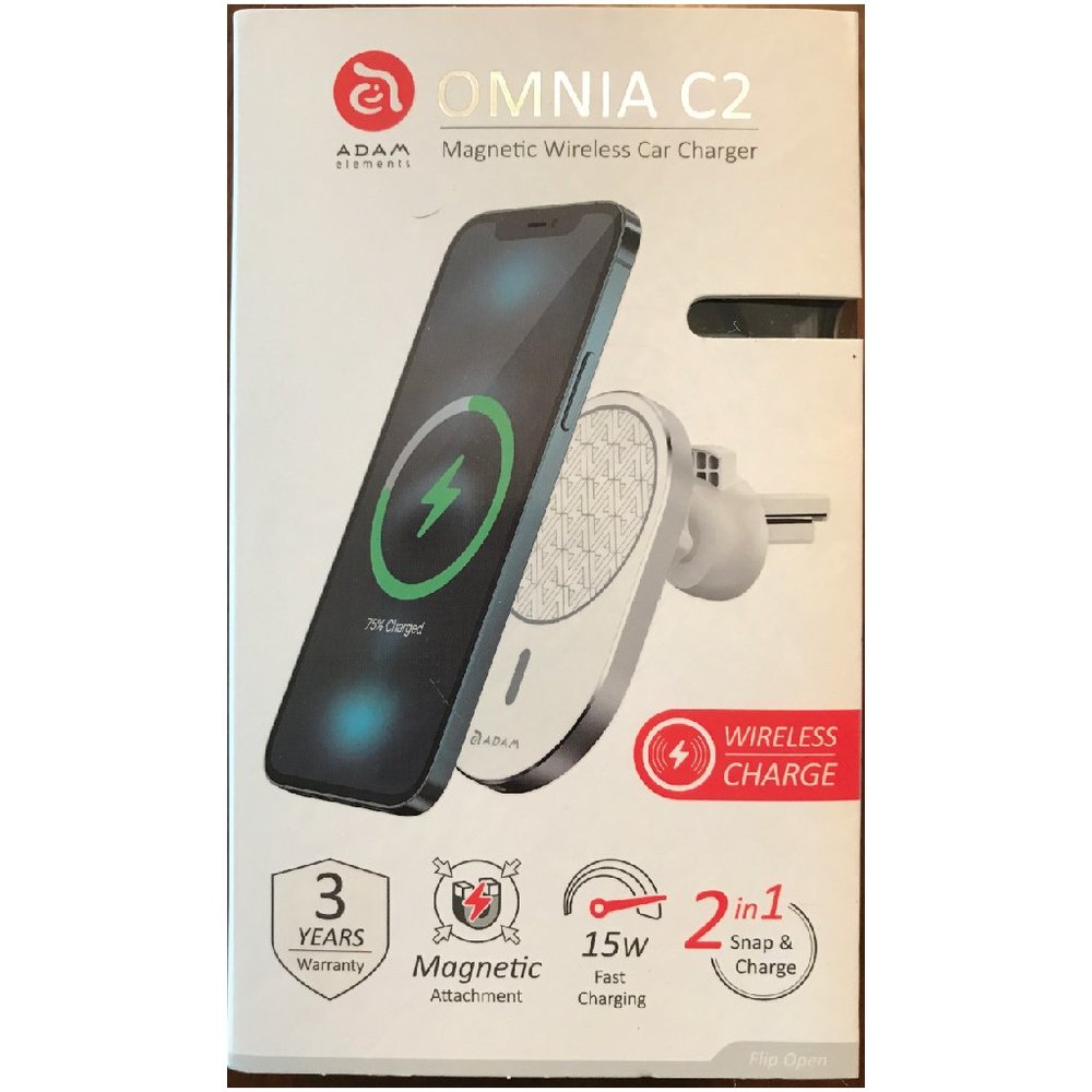 ADAM ELEMENTS Omnia C2 Magnetic Wireless Car Charger (NWT)